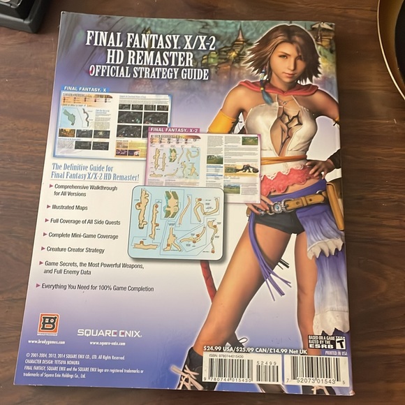 Final Fantasy X I X-2 HD Remaster Official Strategy Guide 2001-2004, 2013, 2014 - Picture 2 of 6